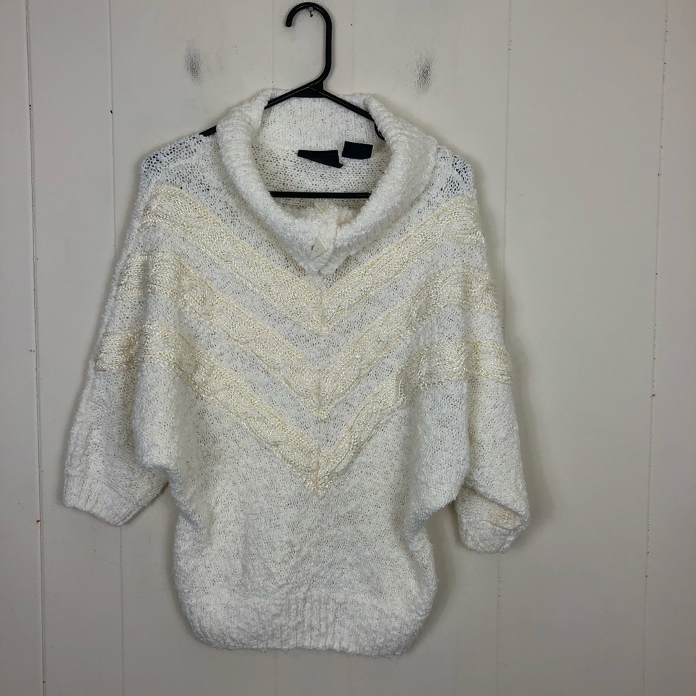 Vintage Chunky Oversized Knit Turtleneck Sweater Sz S‎